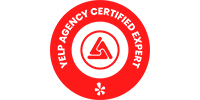 yelp agency certified expert badge
